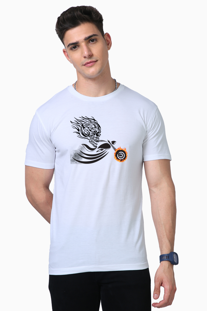 Sarkata White Supima Cotton Tee