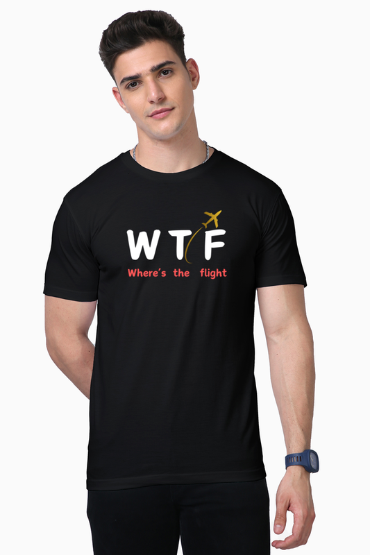 WTF Black Supima Cotton Tee