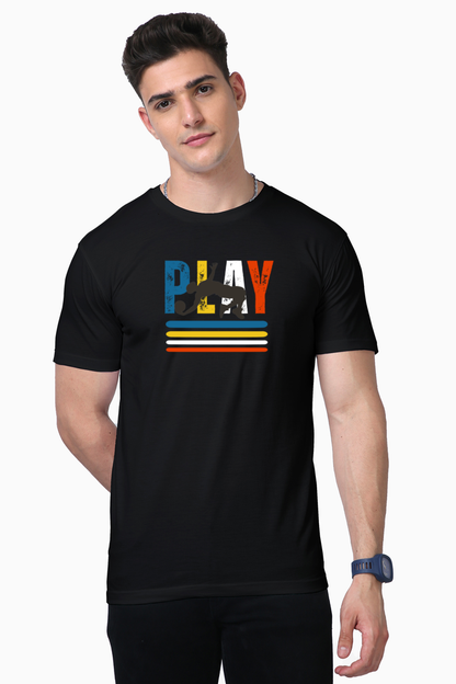 Play Black Supima Cotton Tee